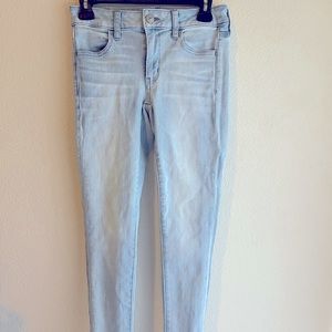 American Eagle  Raw hem stretch denim American Eagle Jeans
